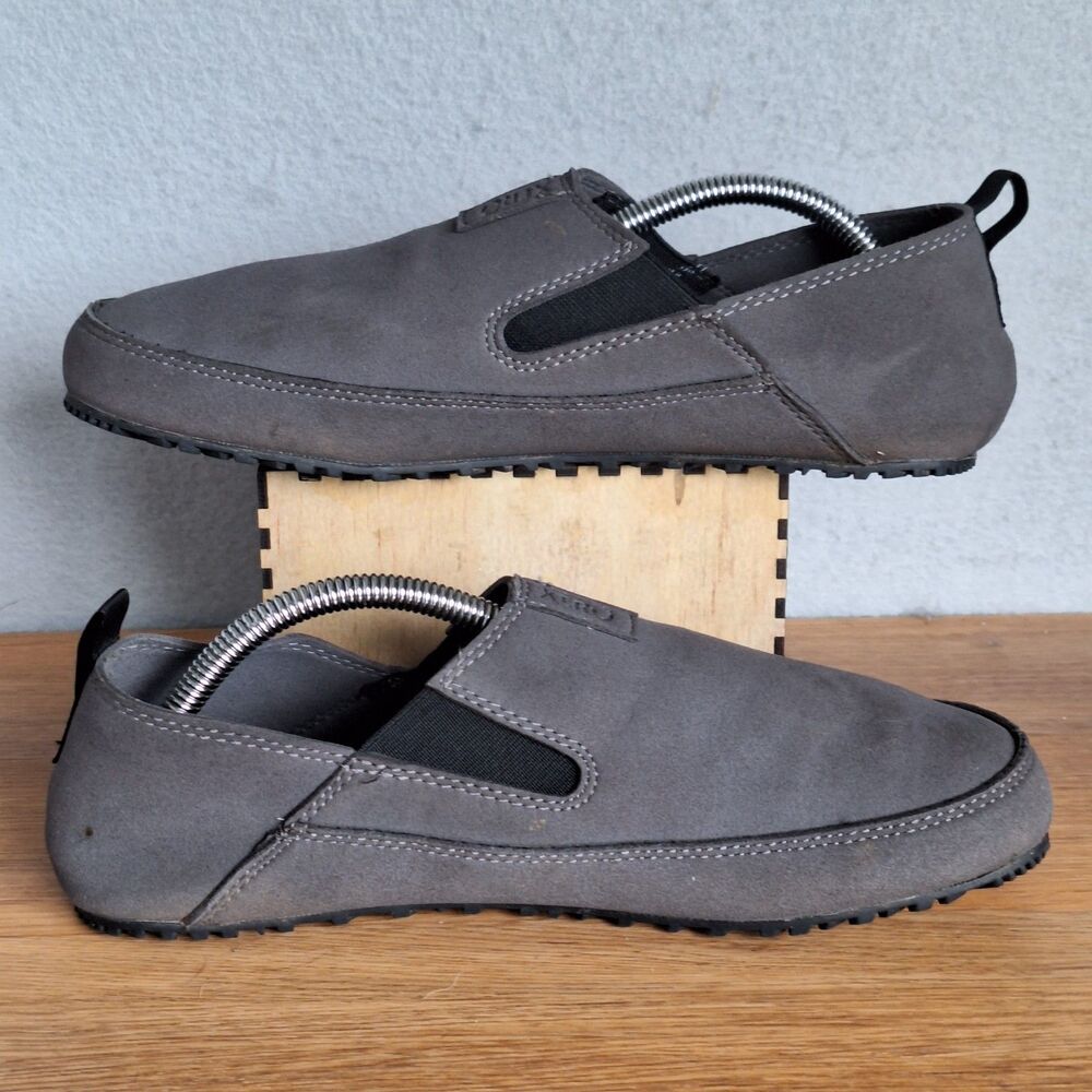 Xero Shoes Sunrise Loafers Men 7.5 Gray Canvas Slip On Minimalist Barefoot - Picture 5 of 13